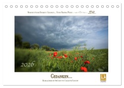 Cover-Bild zum Titel 'Gedanken... Bildkalender mit Sprüchen (Tischkalender 2026 DIN A5 quer), CALVENDO Monatskalender' von 'Martina Wrede'