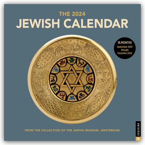 The Jewish Calendar 2023-2024 (5784) 16-Month Wall Calendar - Museum