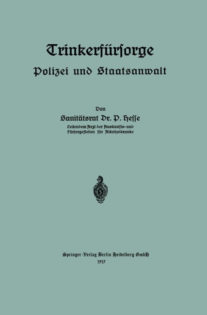 Trinkerfürsorge - D. Hesse