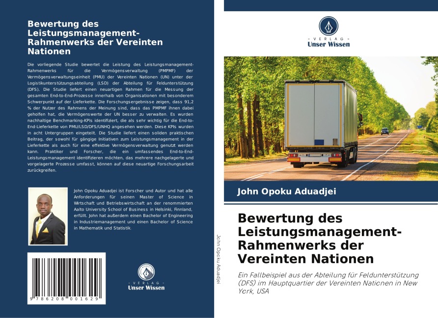 Bewertung des Leistungsmanagement-Rahmenwerks der Vereinten Nationen - John Opoku Aduadjei