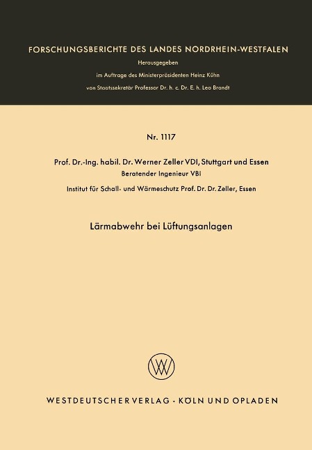 Lärmabwehr bei Lüftungsanlagen - Werner Zeller