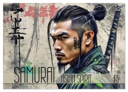 Cover-Bild zum Titel 'Samurai - Asian Spirit (Wandkalender 2026 DIN A2 quer), CALVENDO Monatskalender' von 'Renate Utz'