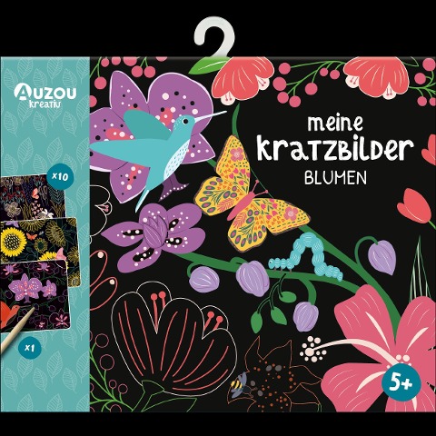 Auzou Meine Kratzbilder - Blumen - 