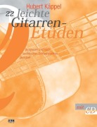 Cover-Bild zum Titel '22 leichte Gitarren-Etüden. Inkl CD' von 'Hubert Käppel'