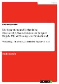 Cover-Bild zum Titel 'Die Rezeption und Verbreitung Machiavellis Staatsdenkens am Beispiel Hegels 'Die Verfassung von Deutschland'' von 'Katrin Rönicke'