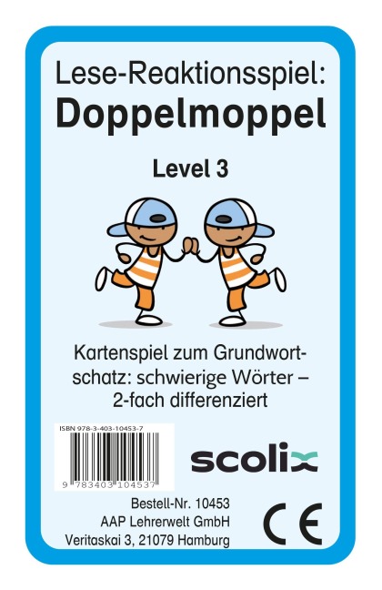 Lese-Reaktionsspiel: Doppelmoppel Level 3 - Christine von Pufendorf