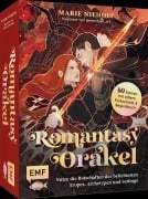 Cover-Bild zum Titel 'Kartenset: Romantasy-Orakel | Nutze die Botschaften der beliebtesten Tropes, Archetypen und Settings' von 'Marie Niehoff'