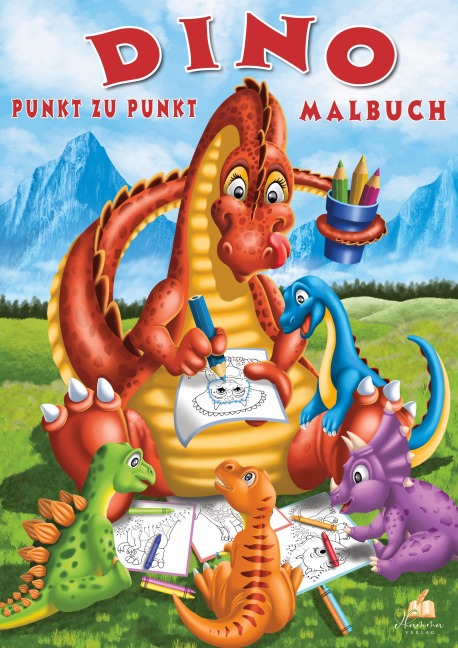 Punkt-zu-Punkt Dino-Malbuch - Josef Mickey Müller