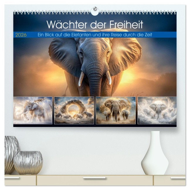 Wächter der Freiheit (hochwertiger Premium Wandkalender 2026 DIN A2 quer), Kunstdruck in Hochglanz - Steffen Gierok-Latniak