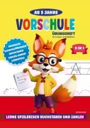 Cover-Bild zum Titel 'Vorschule Übungsheft ab 5 Jahre für Jungen und Mädchen' von 'Jupiter Jansen'