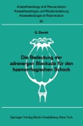 Cover-Bild zum Titel 'Die Bedeutung der adrenergen Blockade für den haemorrhagischen Schock' von 'G. Zierott'