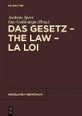 Cover-Bild zum Titel 'Das Gesetz - The Law - La Loi' von ''