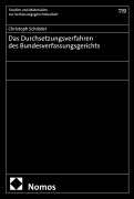 Cover-Bild zum Titel 'Das Durchsetzungsverfahren des Bundesverfassungsgerichts' von 'Christoph Schröder'
