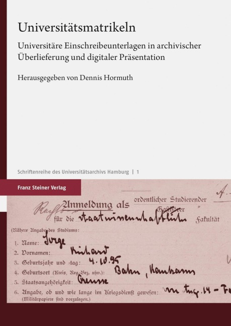 Universitätsmatrikeln - 