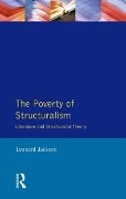 Cover-Bild zum Titel 'The Poverty of Structuralism' von 'Leonard Jackson'