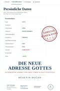 Cover-Bild zum Titel 'Die Neue Adresse Gottes' von 'Huseyin Dogan'