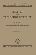 Blätter für Technikgeschichte - V. Schützenhofer