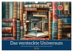 Cover-Bild zum Titel 'Das versteckte Universum (Wandkalender 2026 DIN A3 quer), CALVENDO Monatskalender' von 'Daniela Tapper'