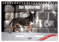 Cover-Bild zum Titel 'Der Bullterrier der beste Hund der Welt (Tischkalender 2026 DIN A5 quer), CALVENDO Monatskalender' von 'Yvonne Janetzek'