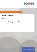 Cover-Bild zum Titel 'Teemarkt' von 'Markus Hofstetter'