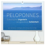 Cover-Bild zum Titel 'Peloponnes, Griechisches Urgestein von grandioser Schönheit. Die Regionen Argolis, Korinthia und Attika (hochwertiger Premium Wandkalender 2026 DIN A2 quer), Kunstdruck in Hochglanz' von 'Monika Hoffmann'