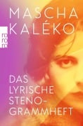 Cover-Bild zum Titel 'Das lyrische Stenogrammheft / Kleines Lesebuch für Große' von 'Mascha Kaléko'