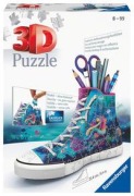 Cover-Bild zum Titel 'Ravensburger 3D Puzzle 11279 Sneaker Bezaubernde Meerjungfrauen - Praktischer Stiftehalter - 108 Teile - Schreibtisch-Organizer für Kinder ab 8 Jahren' von ''