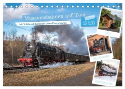 Cover-Bild zum Titel 'Museumsbahnen auf Tour (Tischkalender 2026 DIN A5 quer), CALVENDO Monatskalender' von 'Steffen Gierok-Latniak'