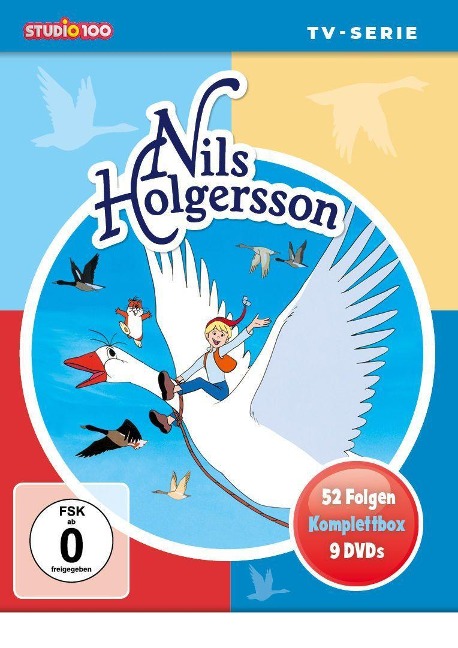 Nils Holgersson (Klassik) - TV-Serien Komplettbox (9 DVDs, 52 Folgen) - 