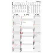 Cover-Bild zum Titel '3-Monatskalender Streifenplaner 2026 - Büro-Kalender 33x58,8 cm (geöffnet) - mit Datumsschieber - Zettler - 955-0011' von ''