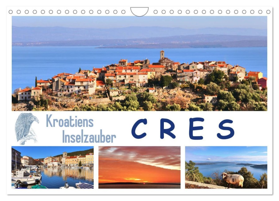 Kroatiens Inselzauber, Cres (Wandkalender 2026 DIN A4 quer), CALVENDO Monatskalender - Sabine Löwer