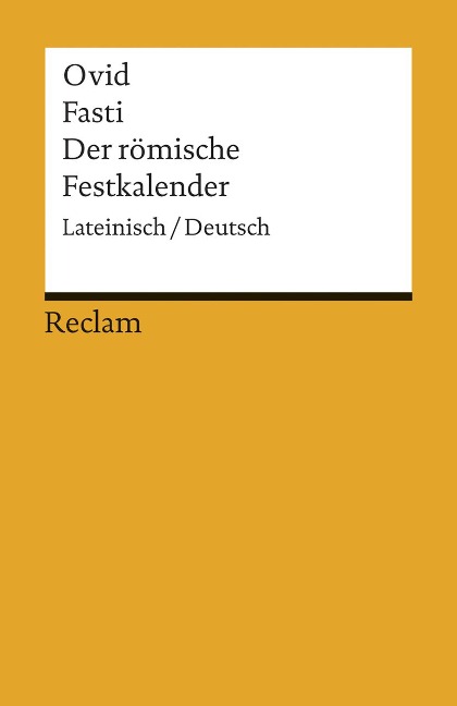 Fasti / Der römische Festkalender - Ovid