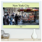 Cover-Bild zum Titel 'New York City - Zwischen Hudson und East River (hochwertiger Premium Wandkalender 2026 DIN A2 quer), Kunstdruck in Hochglanz' von 'Peter Härlein'