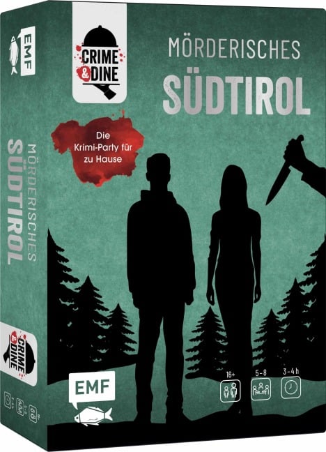 Crime & Dine - Das Krimi-Dinner-Set: Mörderisches Südtirol - Paperdice Holding GmbH