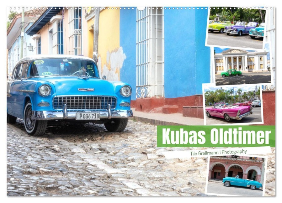 Kubas Oldtimer (Wandkalender 2026 DIN A2 quer), CALVENDO Monatskalender - Tilo Grellmann
