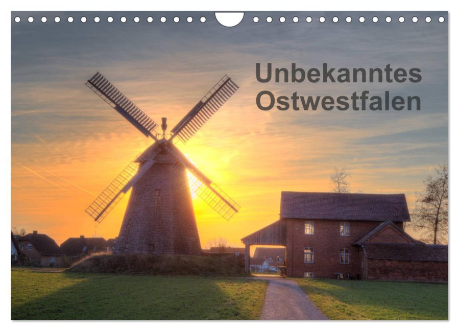 Unbekanntes Ostwestfalen (Wandkalender 2026 DIN A4 quer), CALVENDO Monatskalender - Blavandmaster Blavandmaster