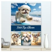 Cover-Bild zum Titel 'Shih Tzu Alarm. Glückliche Wuschelköpfe (hochwertiger Premium Wandkalender 2026 DIN A2 hoch), Kunstdruck in Hochglanz' von 'Rose Hurley'