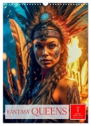 Cover-Bild zum Titel 'Fantasy Queens (Wandkalender 2026 DIN A3 hoch), CALVENDO Monatskalender' von 'Peter Roder'