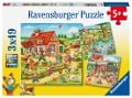 Cover-Bild zum Titel 'Ravensburger Kinderpuzzle - Ferien auf dem Land - 3x49 Teile Puzzle für Kinder ab 5 Jahren' von ''