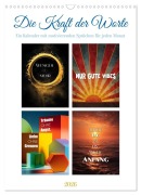 Cover-Bild zum Titel 'Die Kraft der Worte (Wandkalender 2026 DIN A3 hoch), CALVENDO Monatskalender' von 'Steffen Gierok-Latniak'