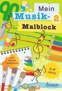 Cover-Bild zum Titel 'Mein Musik-Malblock 2' von 'Maren Blaschke'