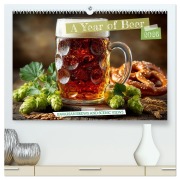 Cover-Bild zum Titel 'A Year of Beer - Bavarian Brews and Scenic Views (High Quality Premium Wall Calendar 2026 DIN A2 landscape),CALVENDO 12 Month Wall Calendar' von 'Mb Fotografie'