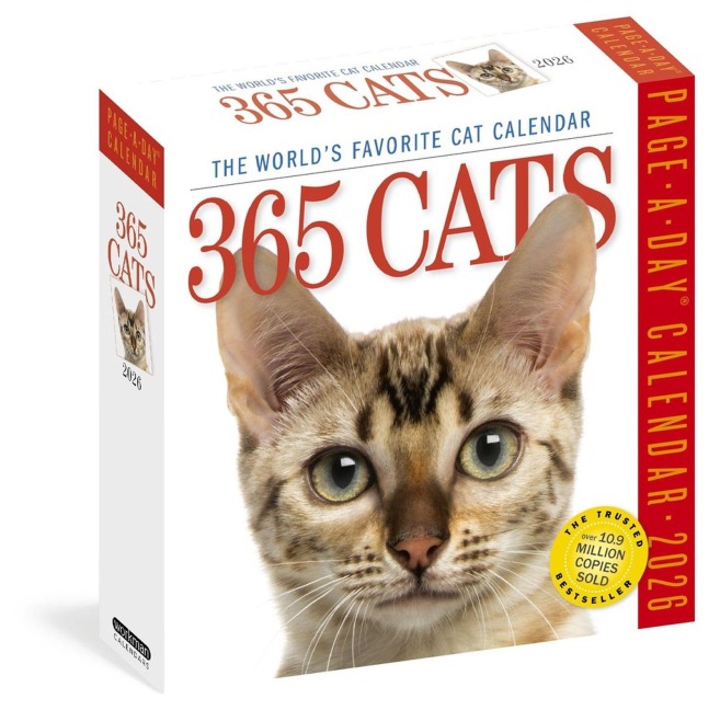 365 Cats Page-A-Day® Calendar 2026 - 