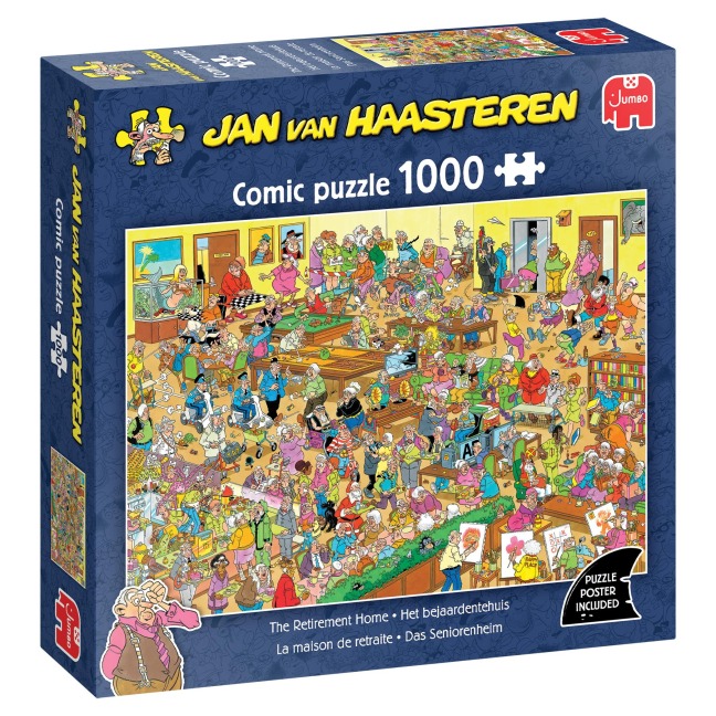 Jan van Haasteren - Das Seniorenheim - Puzzle 1000 Teile - 
