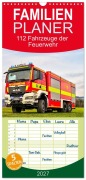 Cover-Bild zum Titel 'Familienplaner 2027 - 112 Fahrzeuge der Feuerwehr mit 5 Spalten (Wandkalender, 21 x 45 cm) CALVENDO' von 'Marcus Heinz'