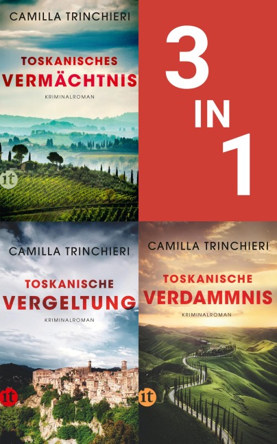 Toskana-Krimis um den sympathischen Nico Doyle, Ex-Cop des NYPD (Band 1-3) - Camilla Trinchieri
