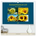 Sonnenblumenwelt (hochwertiger Premium Wandkalender 2025 DIN A2 quer), Kunstdruck in Hochglanz - Gisela Kruse