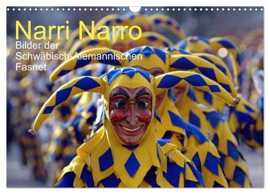Narri Narro (Wandkalender 2026 DIN A3 quer), CALVENDO Monatskalender - 