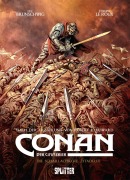 Cover-Bild zum Titel 'Conan der Cimmerier: Die scharlachrote Zitadelle' von 'Robert E. Howard, Luc Brunschwig'