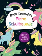 Cover-Bild zum Titel 'Kritzel-Kratzel-Buch Meine Schulfreunde (Einhörner)' von ''